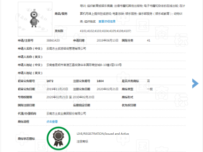 堃  41类   图形商标图2